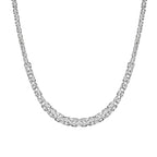 Hatton Garden Close Out  - Byzantine Necklace in Sterling Silver (Size - 18)