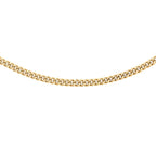 Hatton Garden Close Out Deal- 9K Yellow Gold Curb Necklace (Size 24) with Spring Ring Clasp