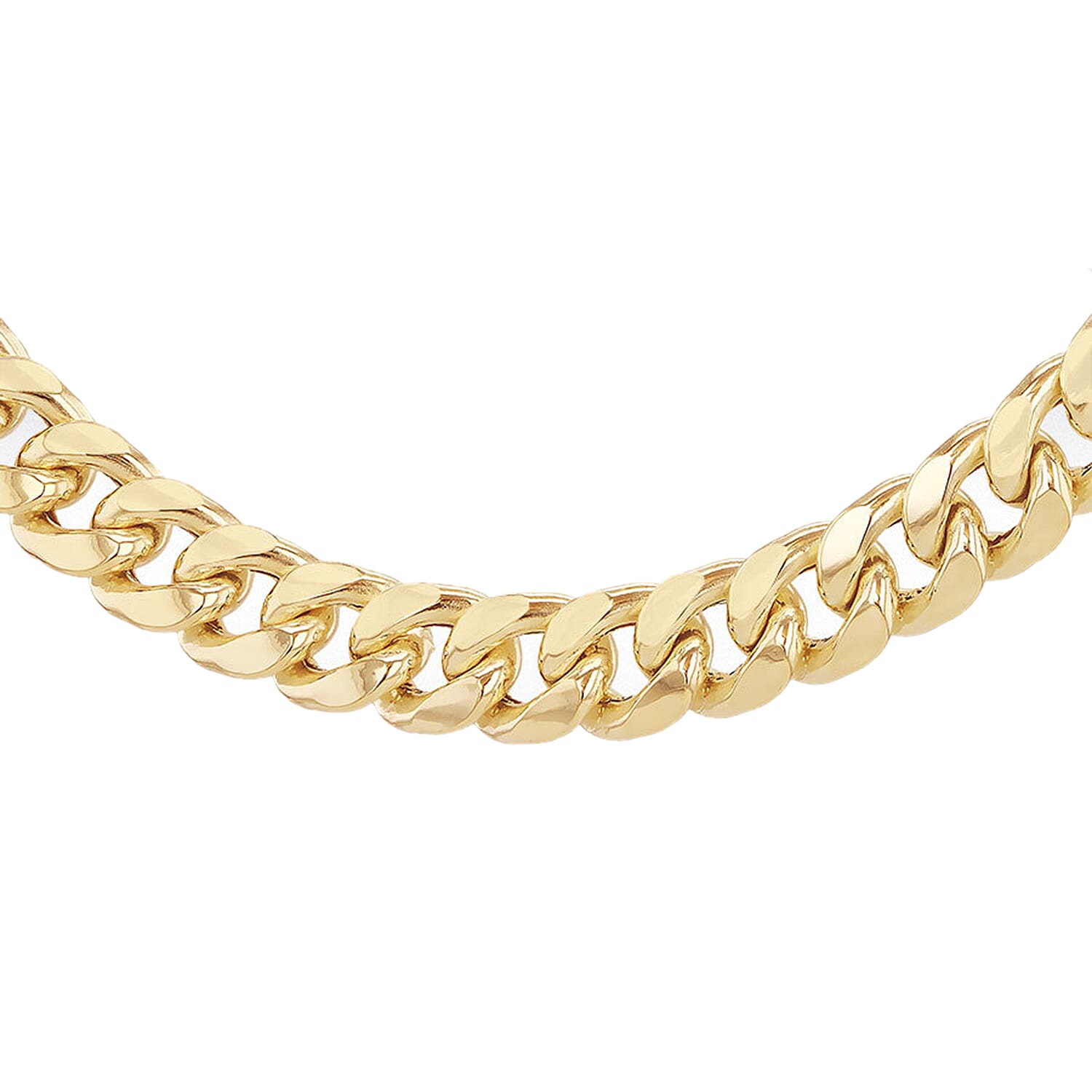 Hatton Garden Close Out Deal- 9K Yellow Gold Miami Cuban Necklace (Size - 22) With Lobster Clasp, Gold Wt. 18.20 Gms 7263823 0