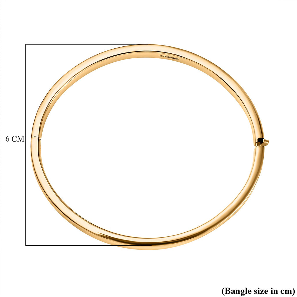 ILIANA- 18K Yellow Gold Bangle (Size 7), Gold Wt. 13.50 Gms