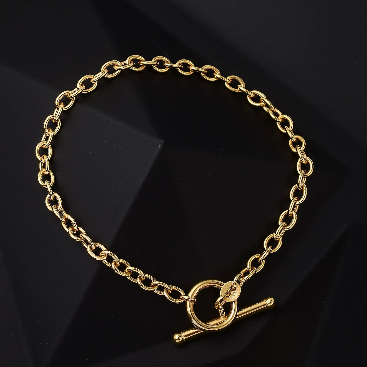 Hatton Garden Close Out Deal - 9K Yellow Gold Belcher T Bar Bracelet (Size - 7.5). Gold Wt 3.20 Gms 7658130 1