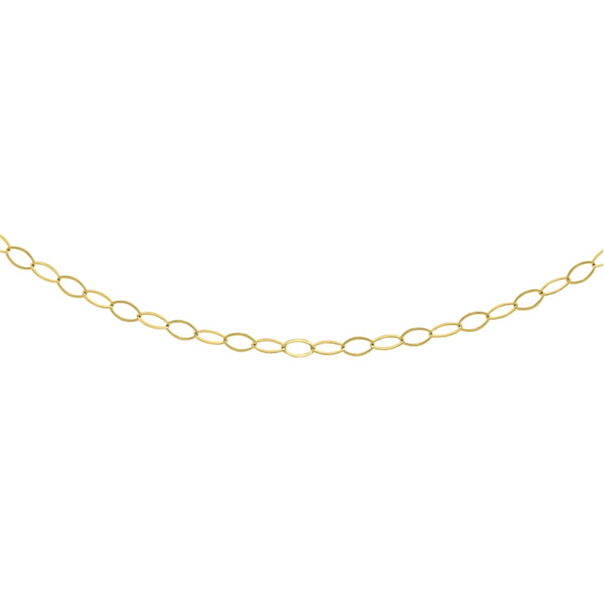 Rachel Galley - 9K Yellow Gold Necklace with Spring Ring Clasp (Size 18) 7997415 1