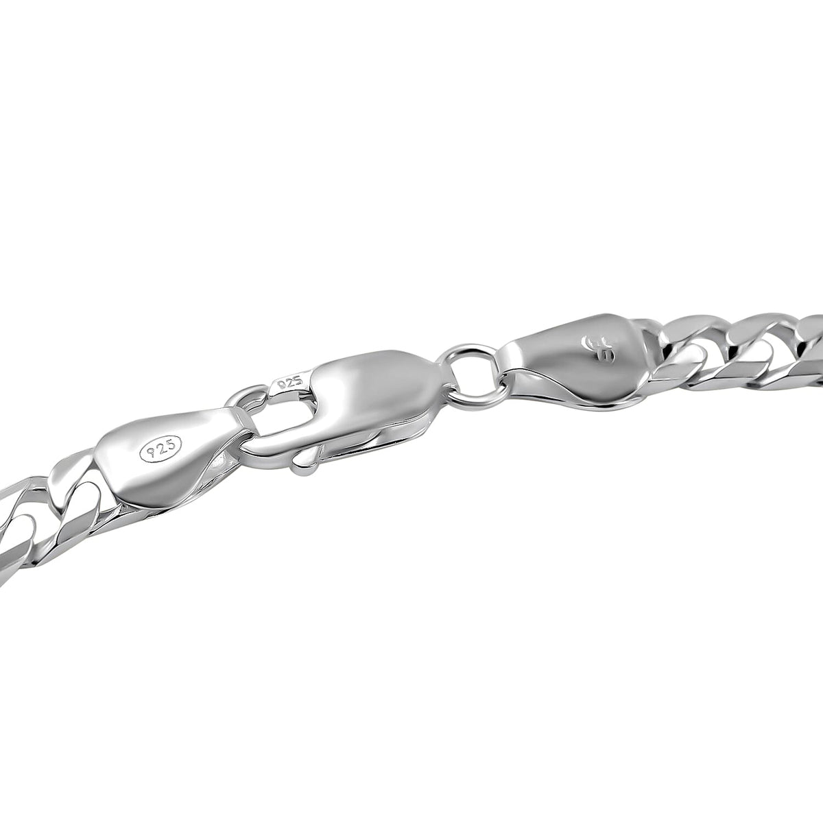 Hatton Garden Close Out Deal - Sterling Silver Curb Necklace (Size - 24),  Silver Wt. 30.00 Gms 7671504 3