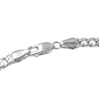 Hatton Garden Close Out Deal - Sterling Silver Curb Necklace (Size - 24),  Silver Wt. 30.00 Gms