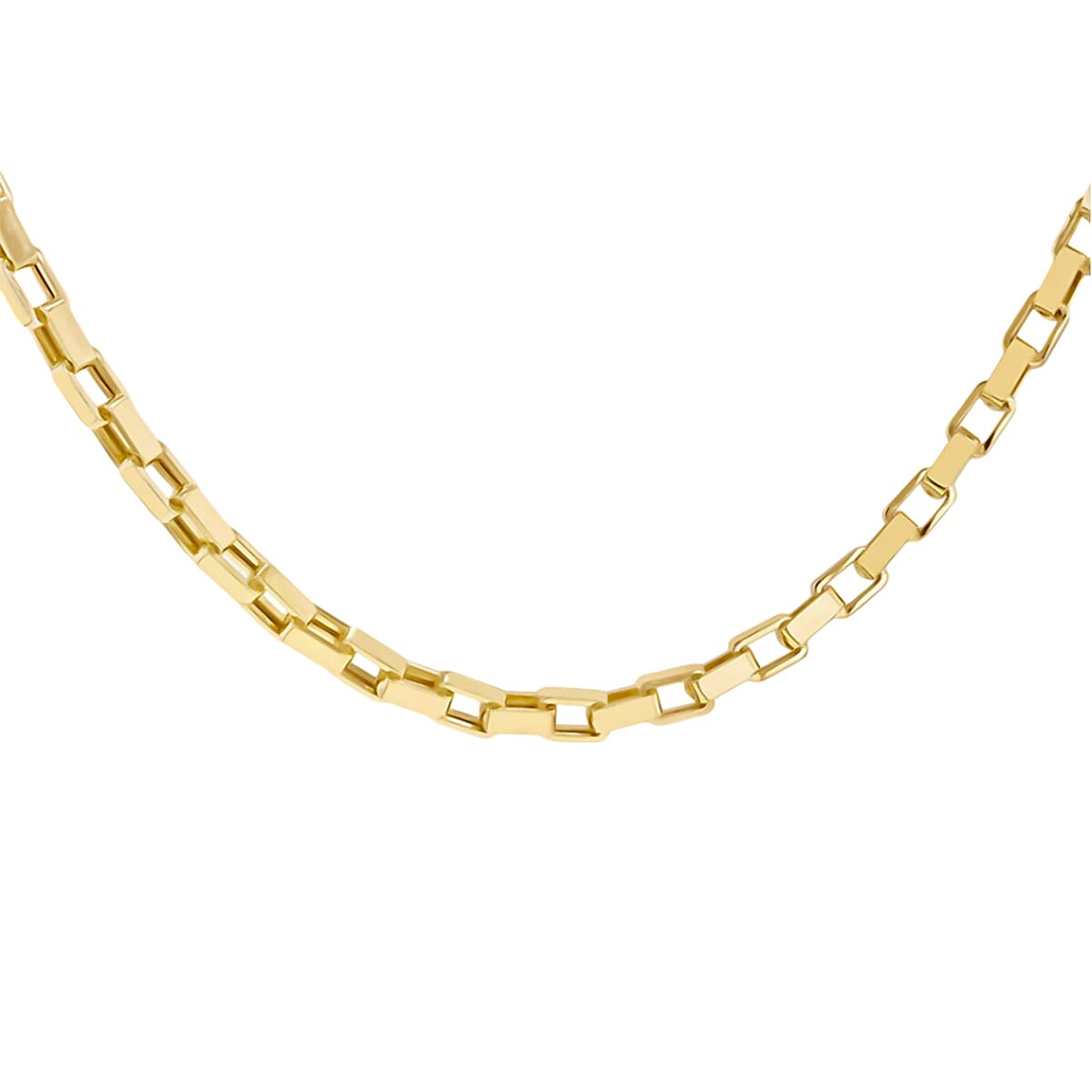Hatton Garden CloseOut - 9K Yellow Gold Box Necklace (Size - 20), Gold Wt. 6.25 Gms 7752186 0