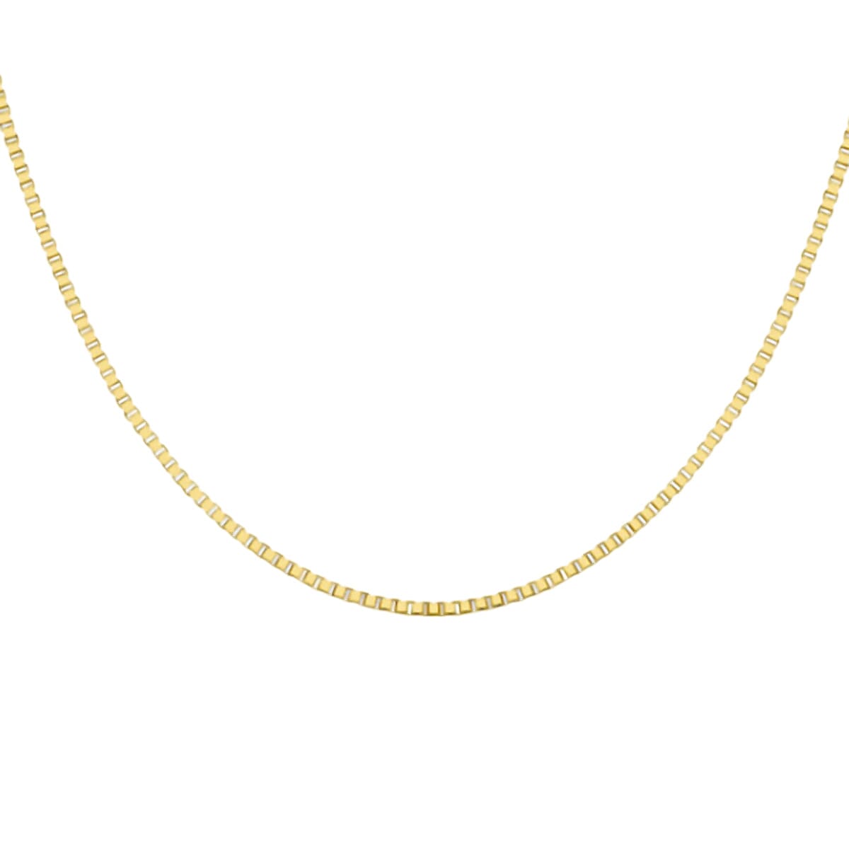 Hatton Garden CloseOut - 9K Yellow Gold Box Necklace (Size - 20), Gold Wt. 6.25 Gms 7752186 1