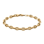 Hatton Garden CloseOut- 9K Yellow Gold Rambo Bracelet (Size - 7.5),  Gold Wt. 5.20 Gms