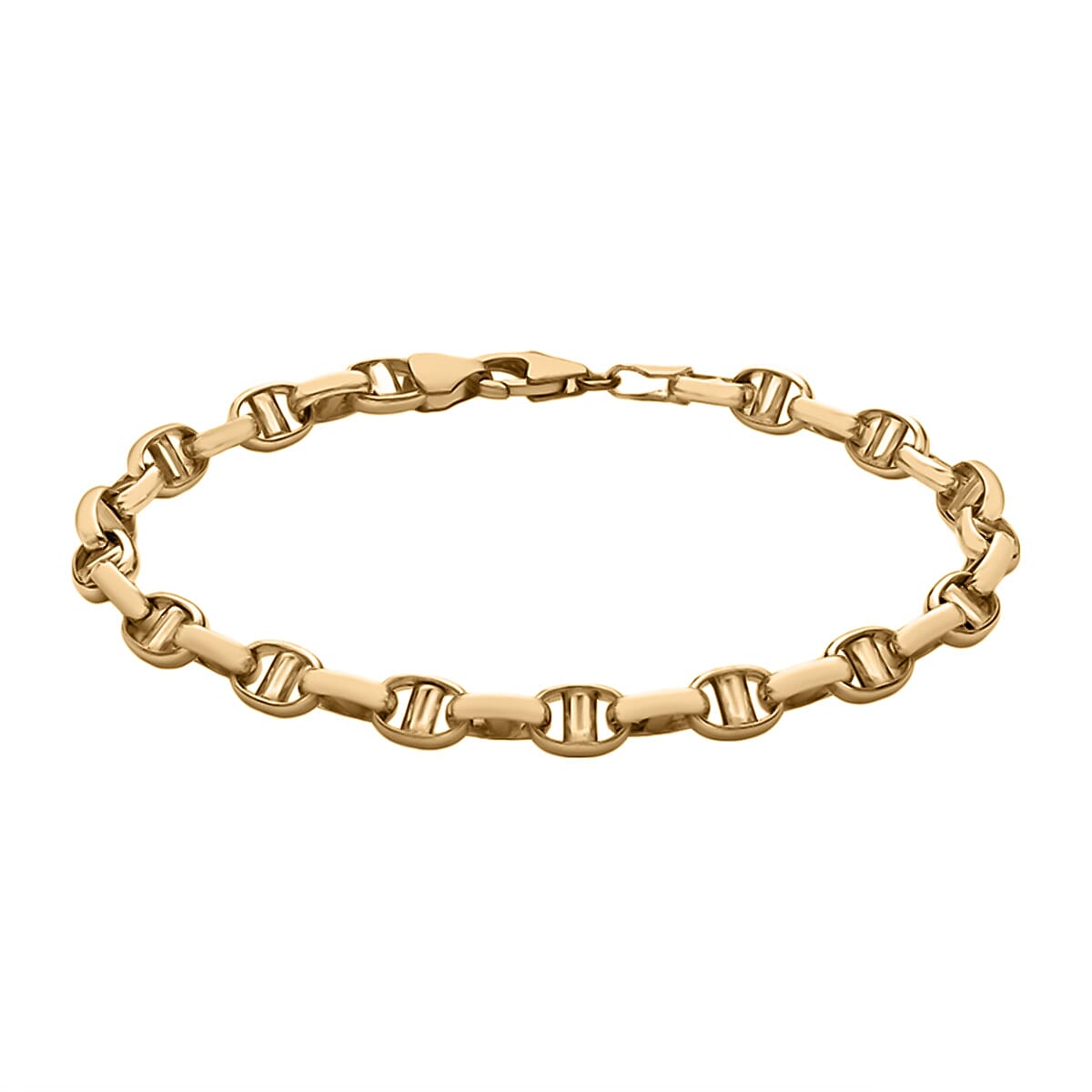 Hatton Garden CloseOut- 9K Yellow Gold Rambo Bracelet (Size - 7.5),  Gold Wt. 5.20 Gms 7712251 0