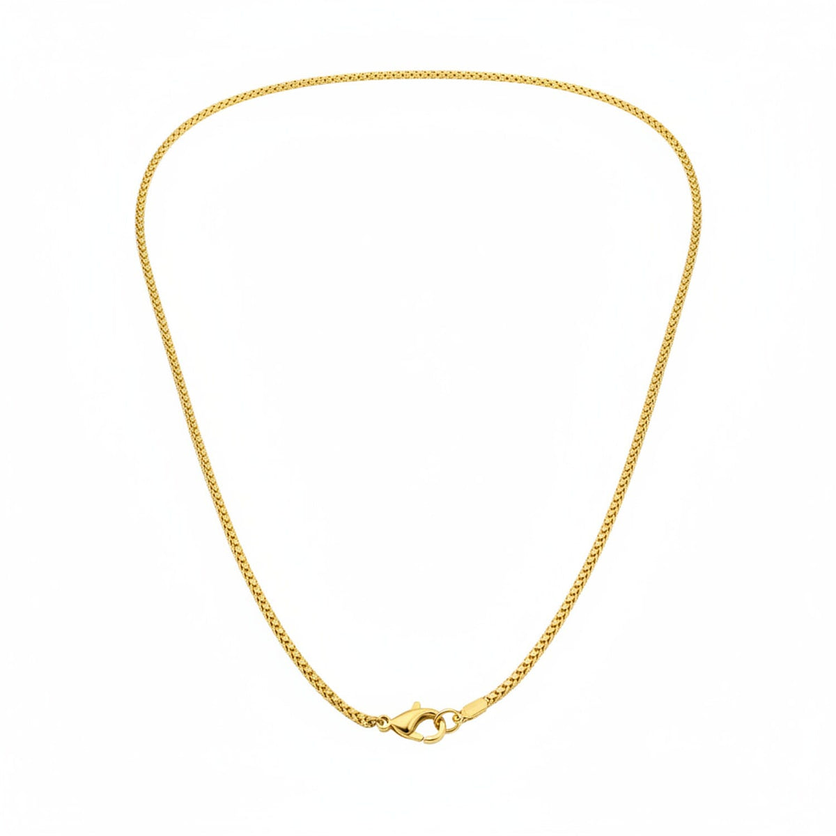 Hatton Garden CloseOut- 9K Yellow Gold 2.7MM Solid Franco Necklace with Lobster Clasp 30 Inch 8356464 0