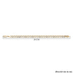 Hatton Garden Closeout- 18K Yellow Gold Curb Bracelet (Size - 8.5), Gold Wt. 6.30 Gms