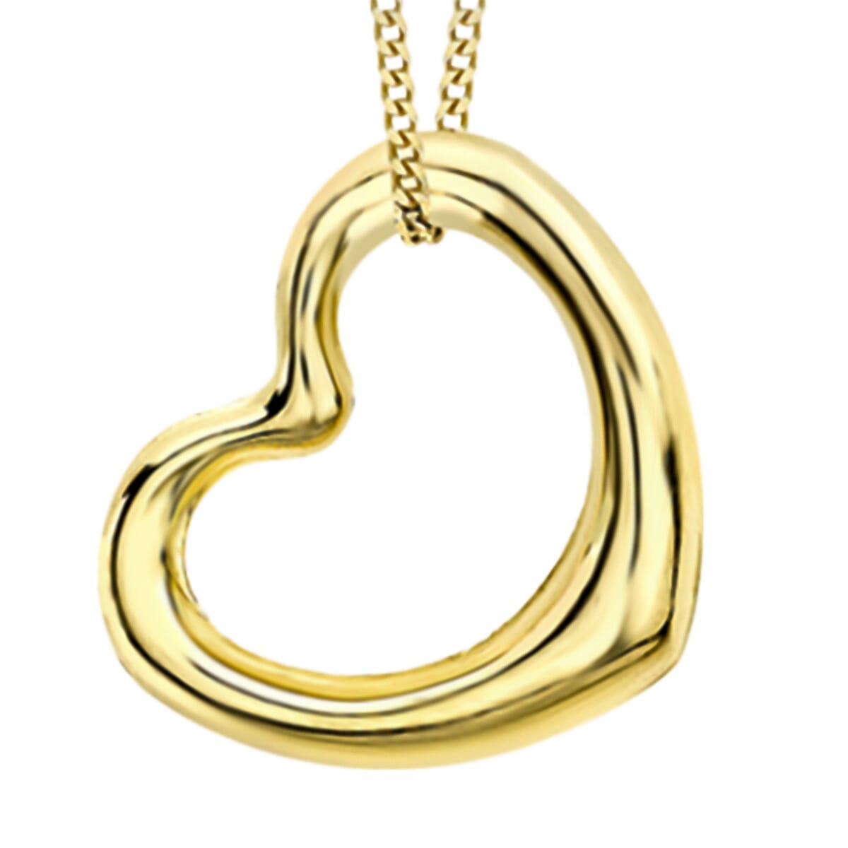 Hatton Garden Closeout - 18K Yellow Gold Heart Pendant 7779055 0