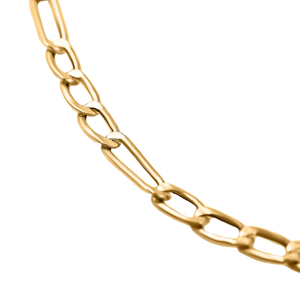 Hatton Garden Closeout - 9K Yellow Gold Albert T Bar Bracelet (Size - 7.5)