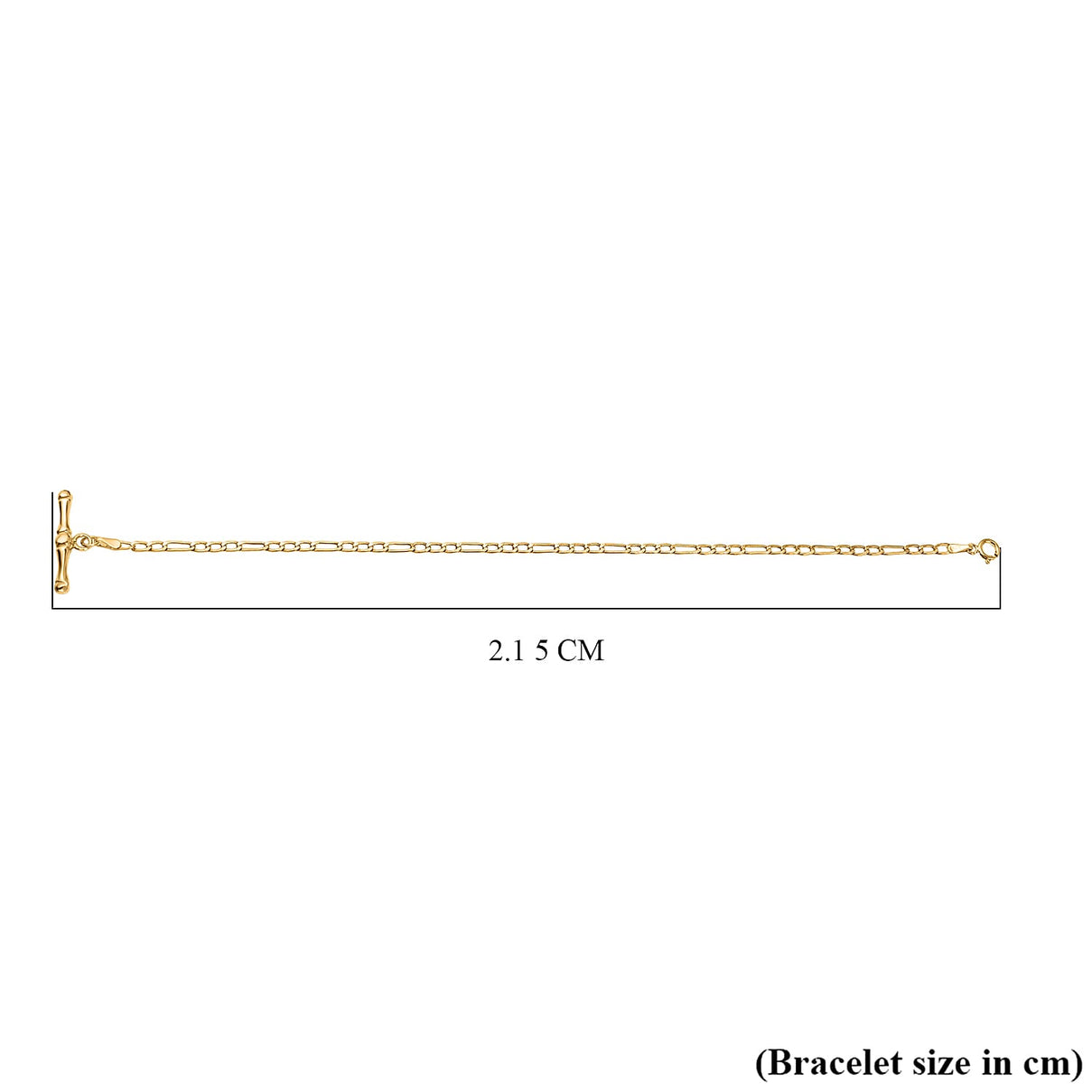Hatton Garden Closeout - 9K Yellow Gold Albert T Bar Bracelet (Size - 7.5) 7667948 4