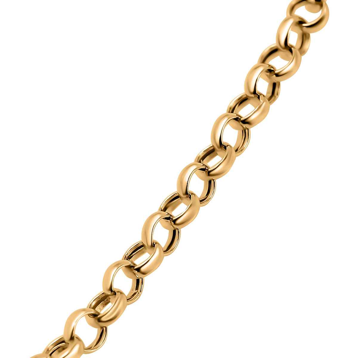 Hatton Garden Closeout - 9K Yellow Gold Belcher Necklace (Size - 22) 7791186 2