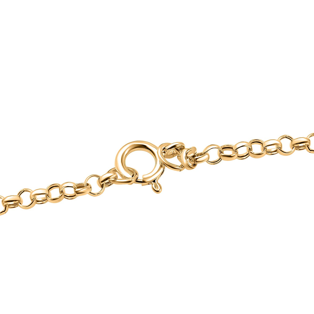 Hatton Garden Closeout - 9K Yellow Gold Belcher Necklace (Size - 22)