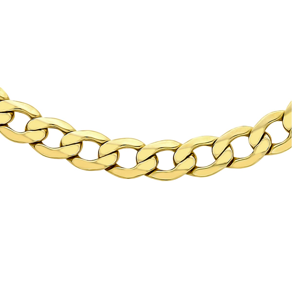 Hatton Garden Closeout - 9K Yellow Gold Curb Necklace (Size - 20), Gold Wt. 10.60 Grams 7779078 0