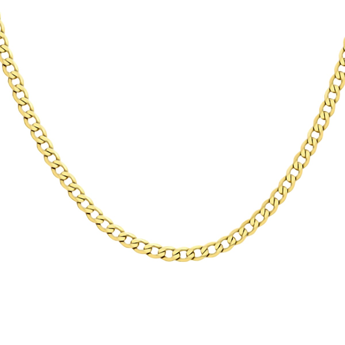 Hatton Garden Closeout - 9K Yellow Gold Curb Necklace (Size - 20), Gold Wt. 10.60 Grams 7779078 1