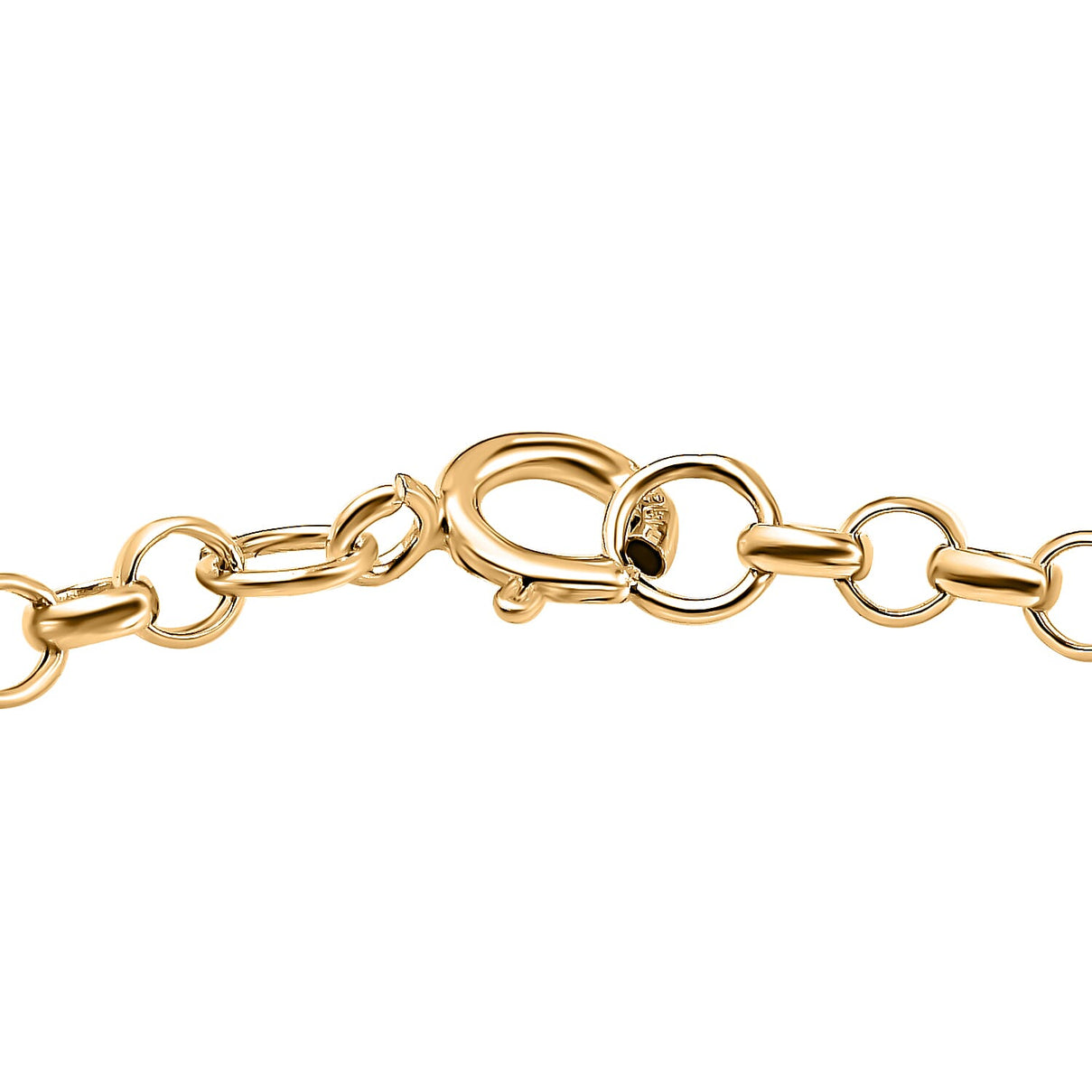Hatton Garden Closeout - 9K Yellow Gold Floating Open Heart Charms Bracelet (Size - 7.00) 7647144 3