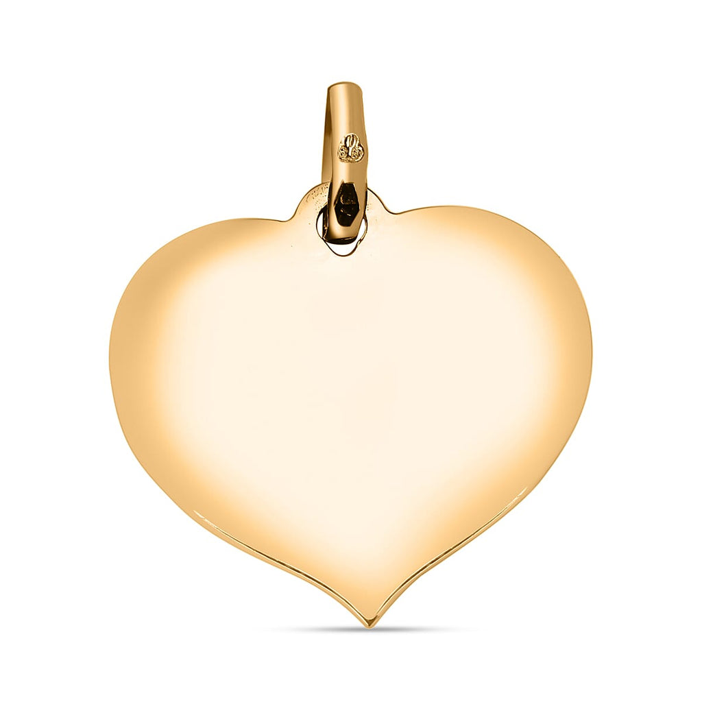 Hatton Garden Closeout - 9K Yellow Gold Heart Pendant