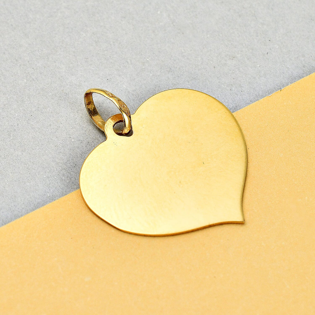 Hatton Garden Closeout - 9K Yellow Gold Heart Pendant