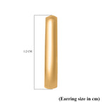 Italian Made Closeout Deal - 9K Yellow Gold Hoop Earrings