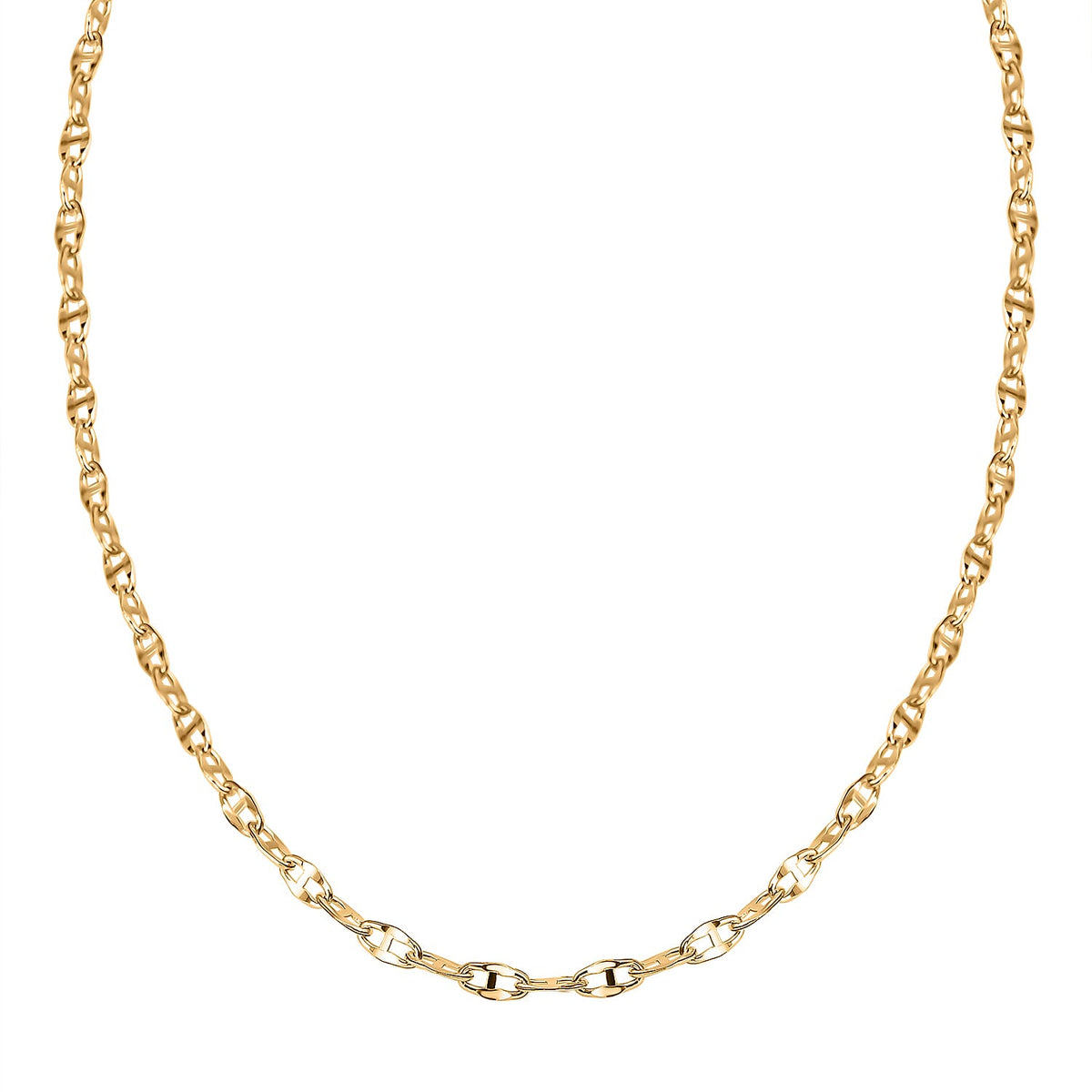 9K Yellow Gold 1.6 MM Rambo Chain With Spring Ring Clasp 22 Inch Polished 7647107 0