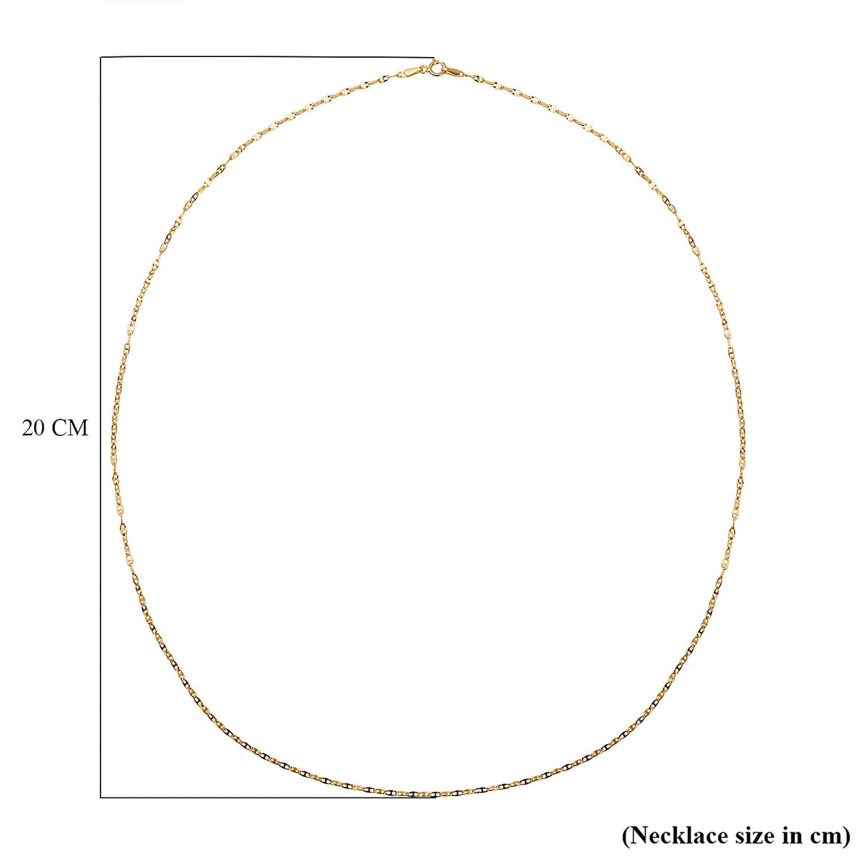 9K Yellow Gold 1.6 MM Rambo Chain With Spring Ring Clasp 22 Inch Polished 7647107 4