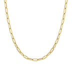 Hatton Garden Closeout - 9K Yellow Gold Paper Clip Necklace (Size - 30), Gold Wt. 13.10 Gms