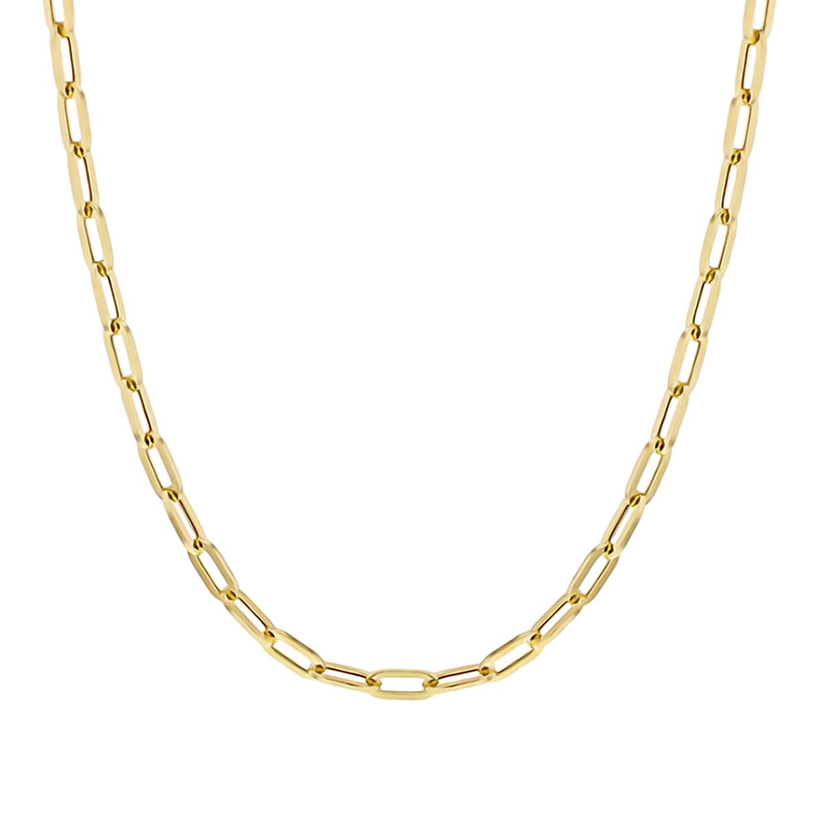 Hatton Garden Closeout - 9K Yellow Gold Paper Clip Necklace (Size - 30), Gold Wt. 13.10 Gms 7694170 0