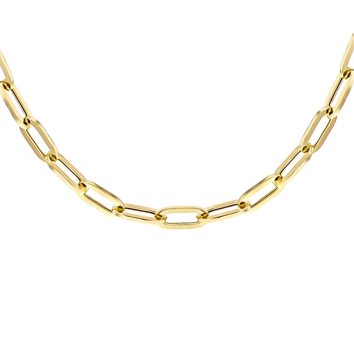 Hatton Garden Closeout - 9K Yellow Gold Paper Clip Necklace (Size - 30), Gold Wt. 13.10 Gms 7694170 1