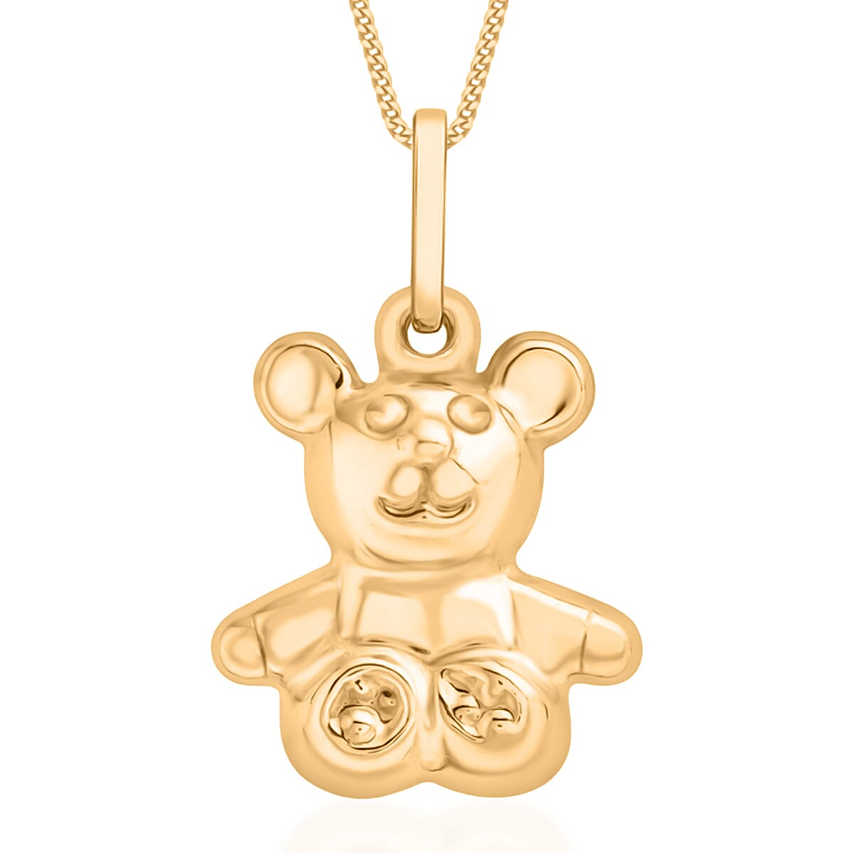 Hatton Garden Closeout Deal - 9K Yellow Gold Teddy Pendant 8194903 0