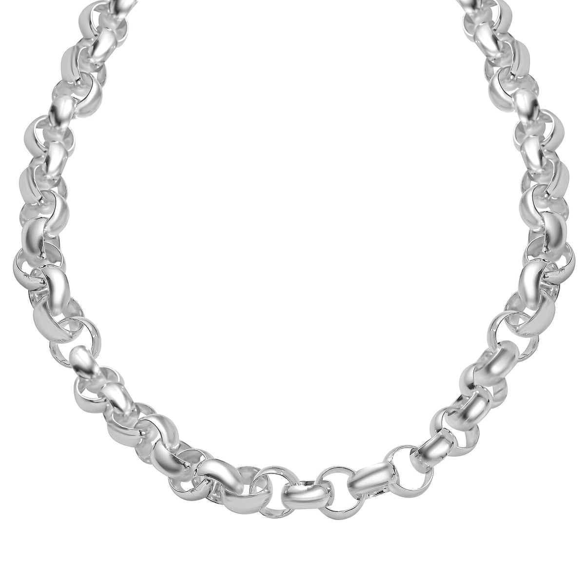 Hatton Garden Closeout - Sterling Silver Belcher Necklace (Size - 20), Silver Wt. 30.05 Gms 7663209 0