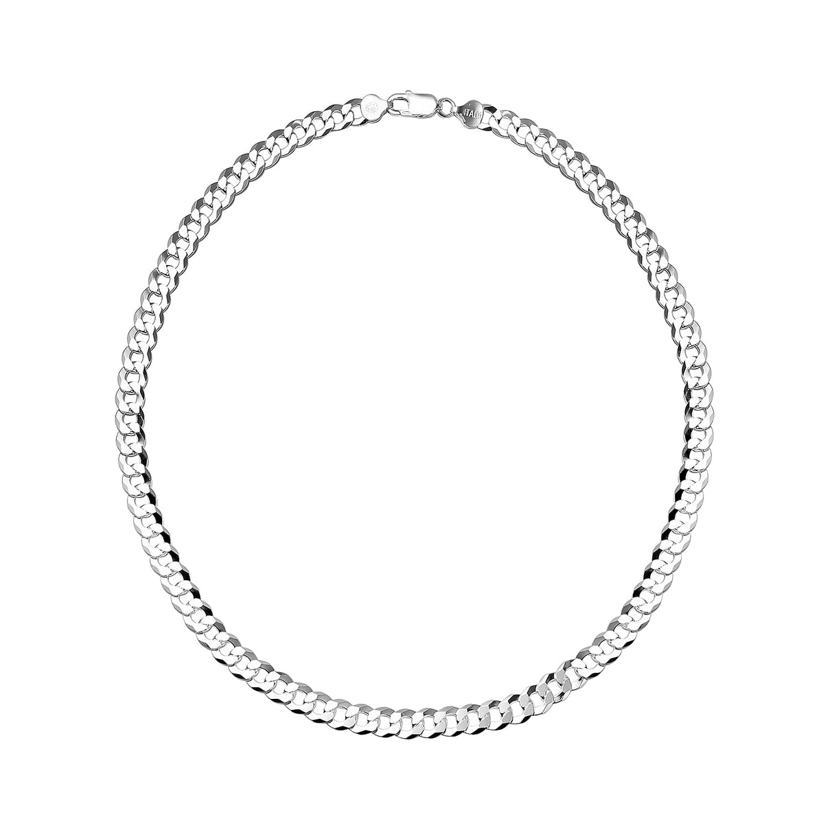 JCK Vegas - Sterling Silver Flat Curb Necklace (Size - 20), Silver Wt. 30.00  Gms 7729621 0