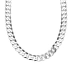 JCK Vegas - Sterling Silver Flat Curb Necklace (Size - 20), Silver Wt. 30.00  Gms