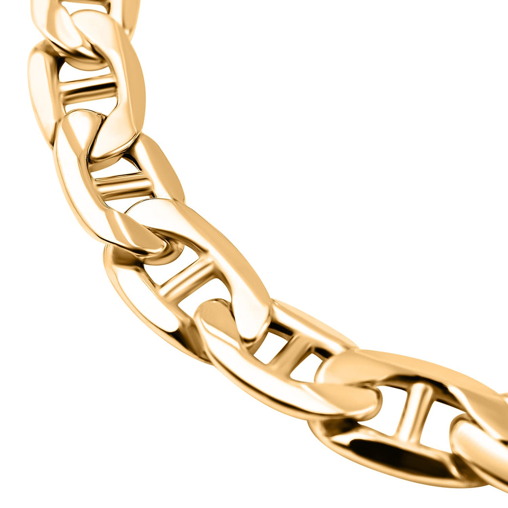 Hatton Garden Closeout - 9K Yellow Gold Rambo Bracelet (Size - 8), Gold Wt. 8.60 Gms