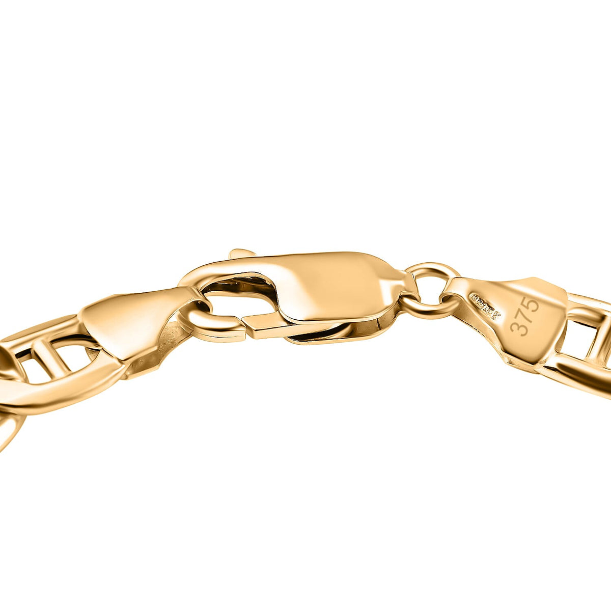 Hatton Garden Closeout - 9K Yellow Gold Rambo Bracelet (Size - 8), Gold Wt. 8.60 Gms 7602000 3
