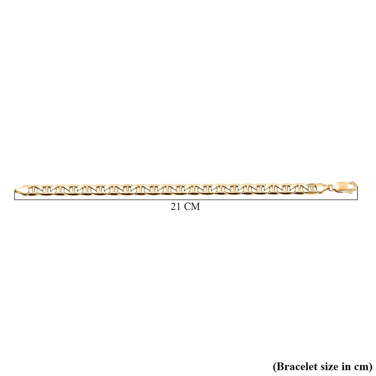 Hatton Garden Closeout - 9K Yellow Gold Rambo Bracelet (Size - 8), Gold Wt. 8.60 Gms 7602000 4