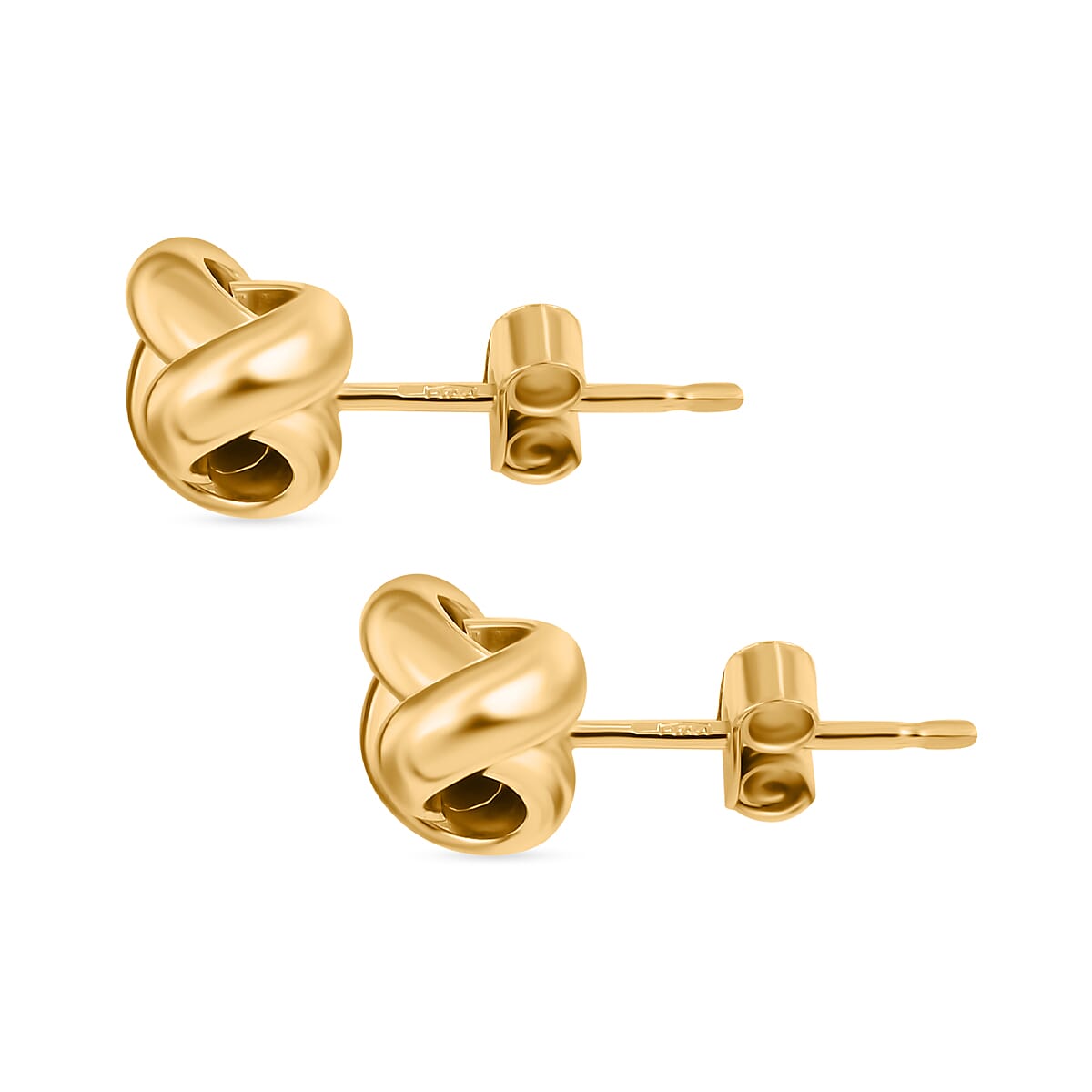 Hatton Garden Deal- 9K Yellow Gold Knot Earrings 7986443 4