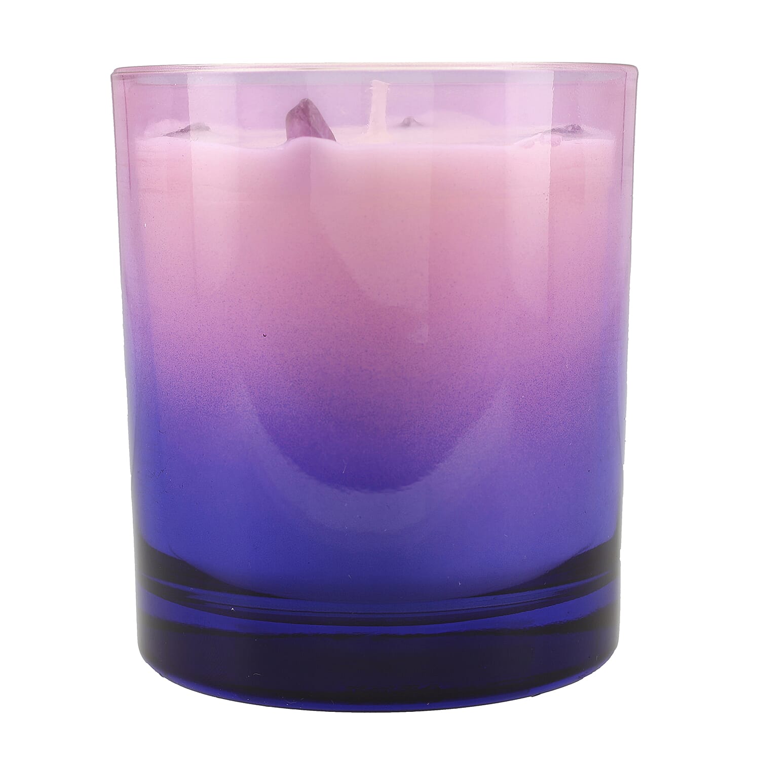 Healing Stone Scented Candle in Glass Jar (200gm) - Purple 7278491 6