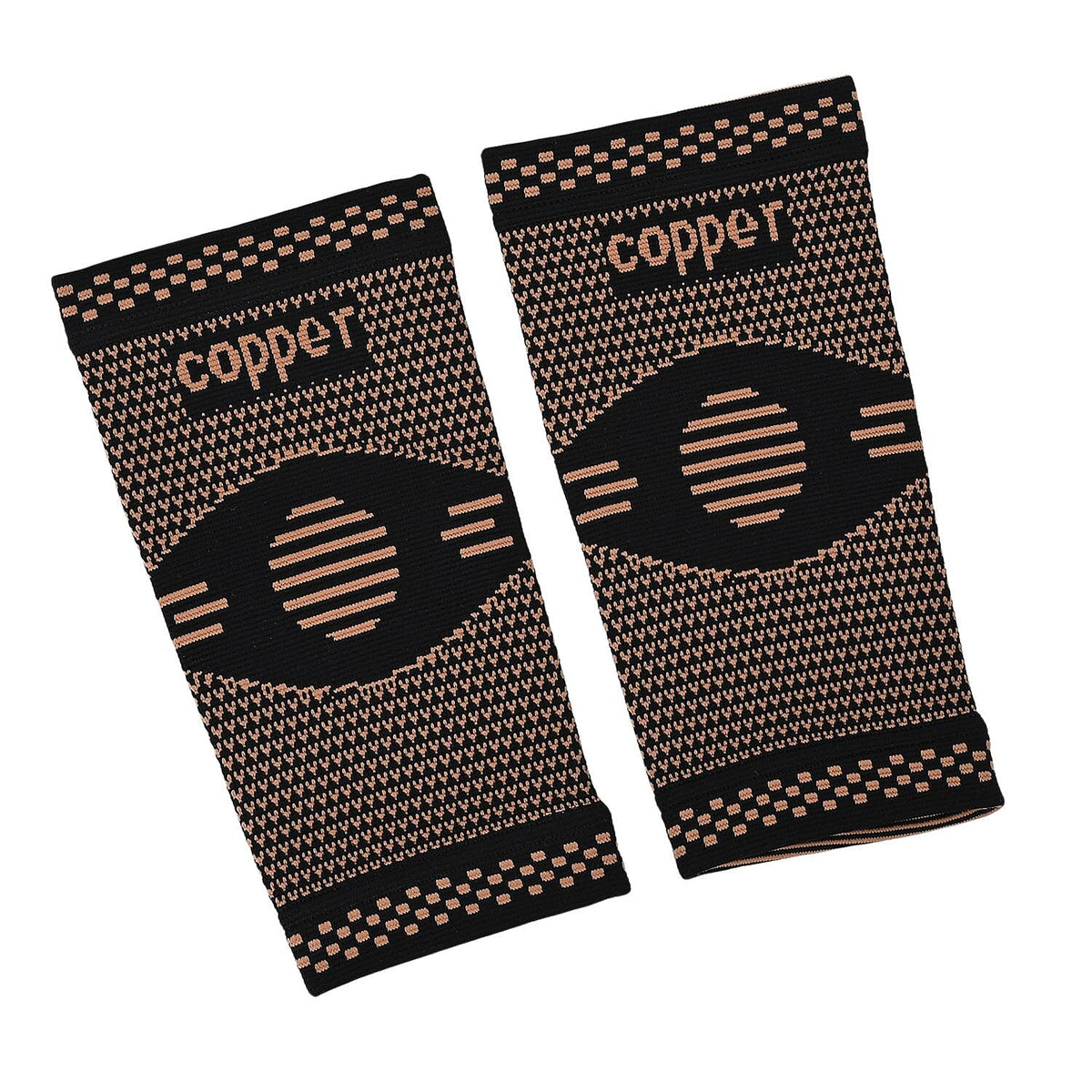 Copper Infused Arm Compression Sleeve for Pain Relief and Support - Black 8047856 2