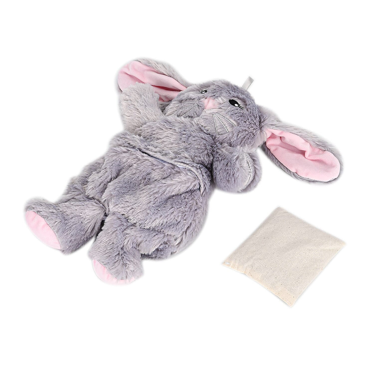 Microwavable Rabbit Heat Bag with Tourmaline Beads 7893565 6