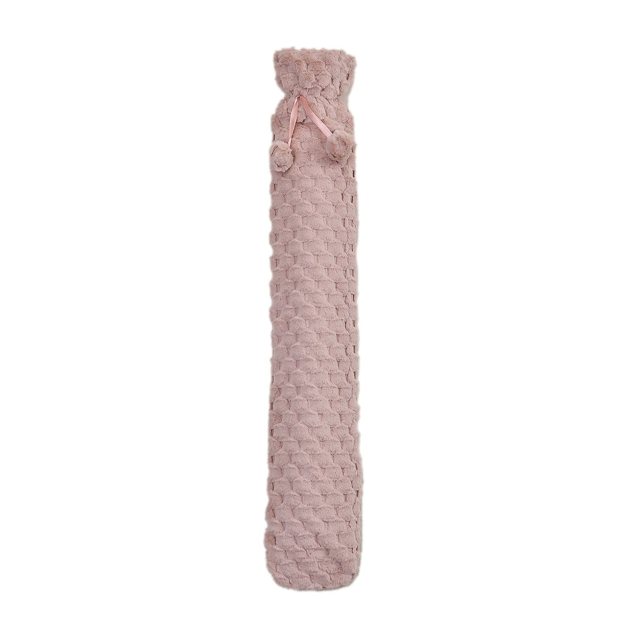 Reusable Long Hot Water Bottle with Plush Cover â€“ Pink 7625516 0