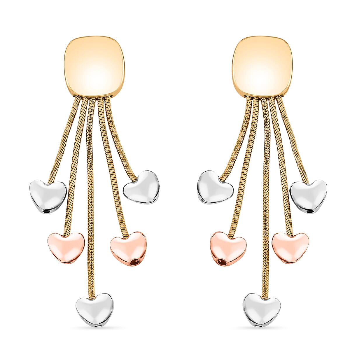 Designer Inspired- Heart Drop Push Back Earring 7856825 0
