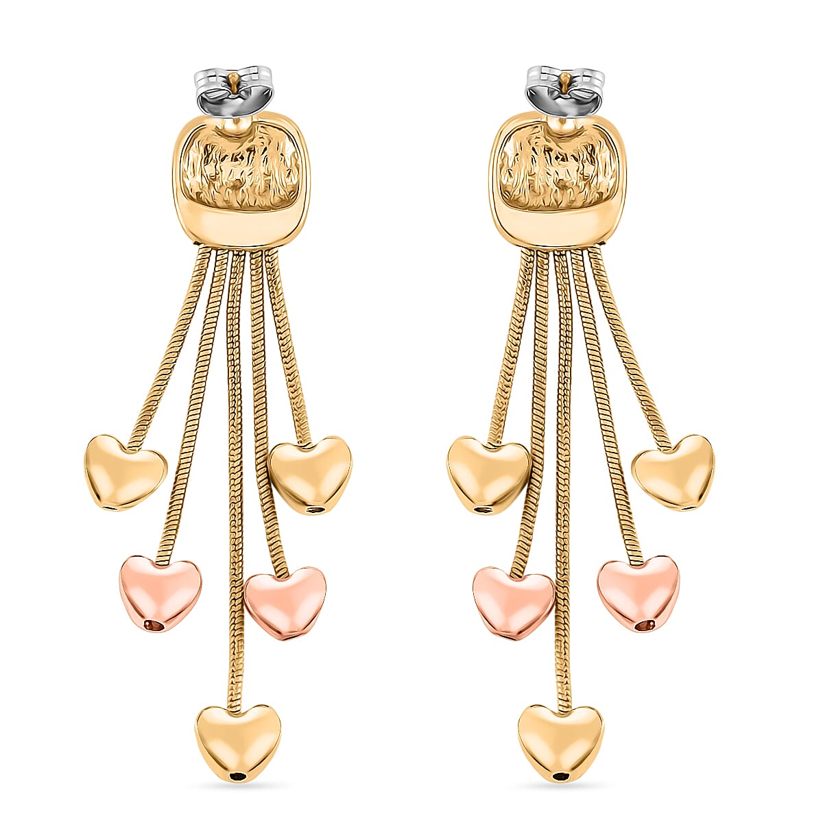 Designer Inspired- Heart Drop Push Back Earring 7856825 4