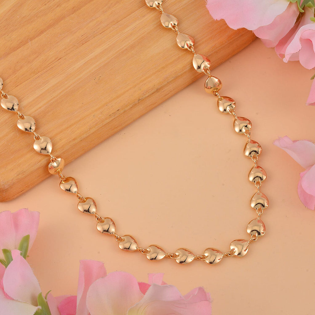 Designer Inspired - Launch Offer - Heart Link Necklace (Size - 20)