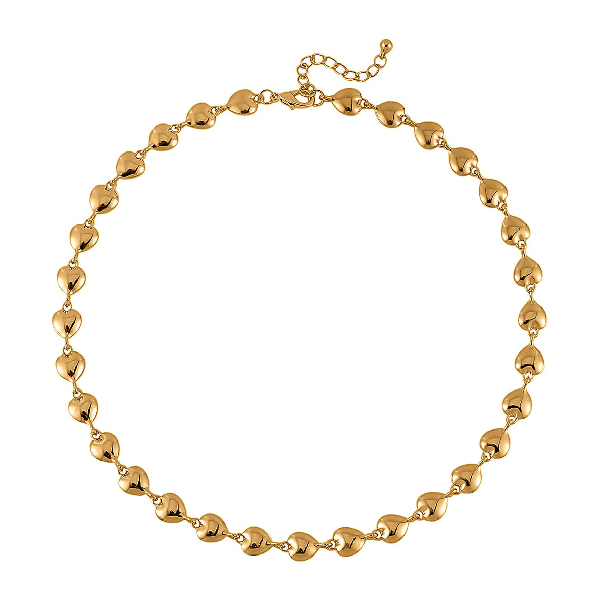 Designer Inspired - Launch Offer - Heart Link Necklace (Size - 20) 7700573 3