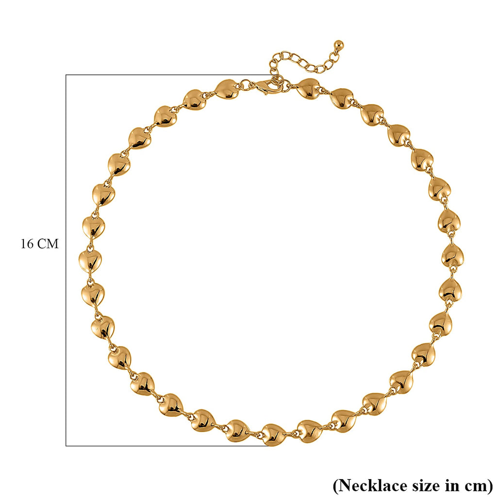 Designer Inspired - Launch Offer - Heart Link Necklace (Size - 20)