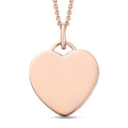 Rose Gold Overlay Sterling Silver Pendant with Chain (Size 18), Gold Wt. 6.05 Gms