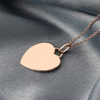 Rose Gold Overlay Sterling Silver Pendant with Chain (Size 18), Gold Wt. 6.05 Gms