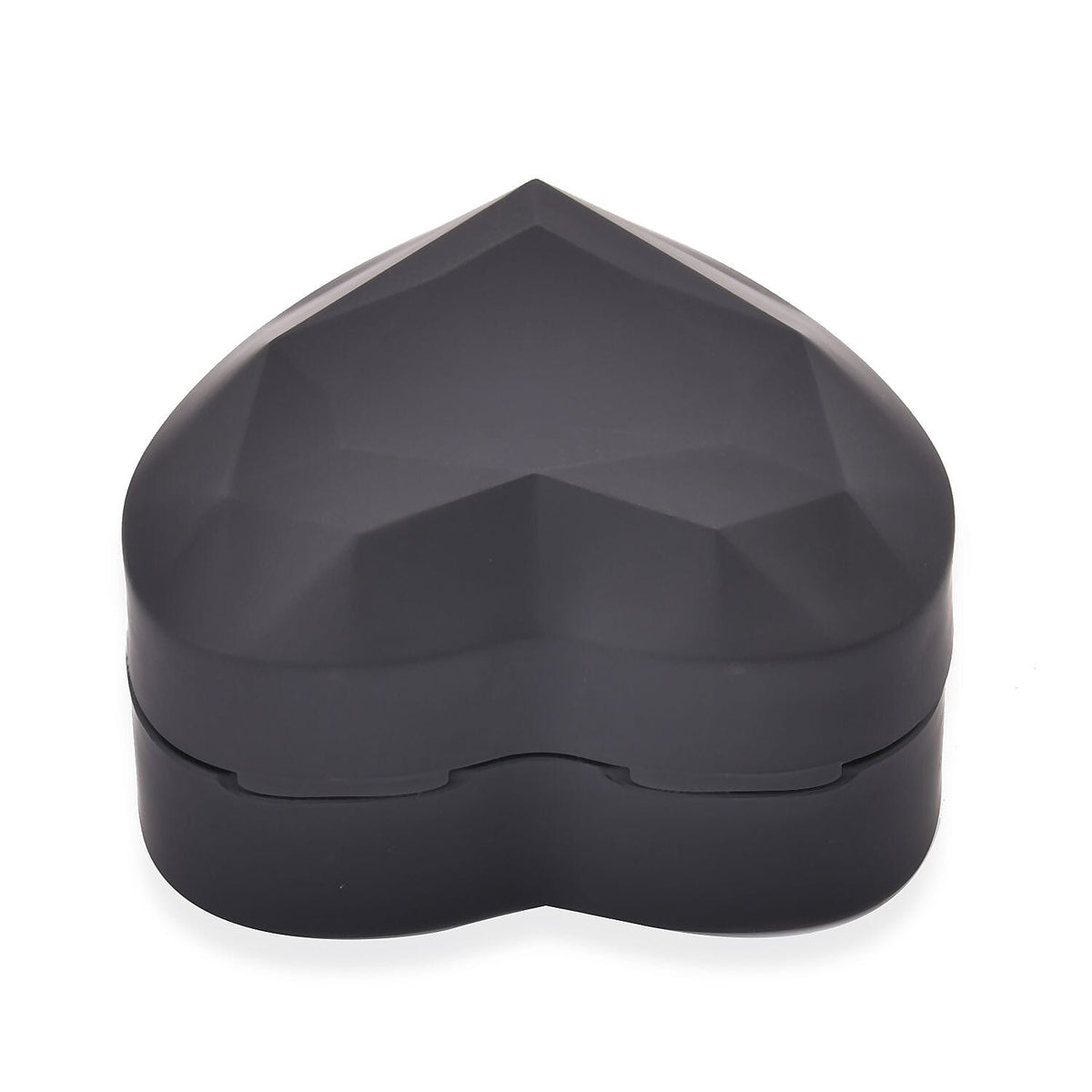 Heart Shaped Design Luxurious Necklace Box with LED Light &amp; Velvet Lining (Size 7x6x4 cm) - Black 7387425 4